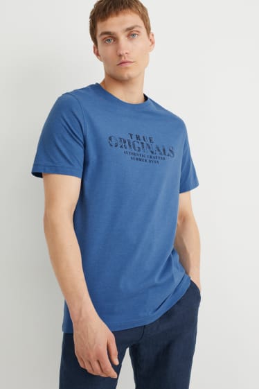 Hombre - Camiseta - azul oscuro