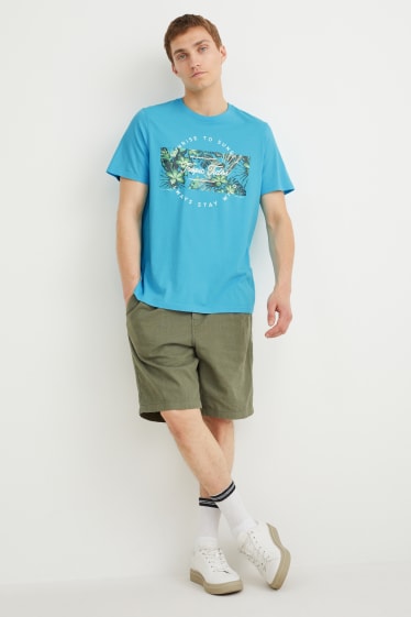 Hombre - Camiseta - turquesa
