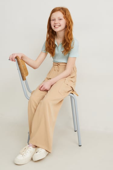 Kids Girls - Polo shirt - mint green