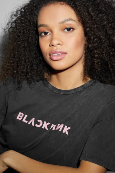 Clockhouse femme - CLOCKHOUSE - T-shirt - Blackpink - noir