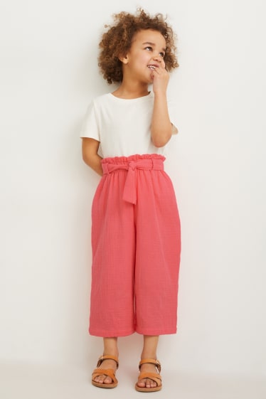 Niñas - Pantalón - fucsia