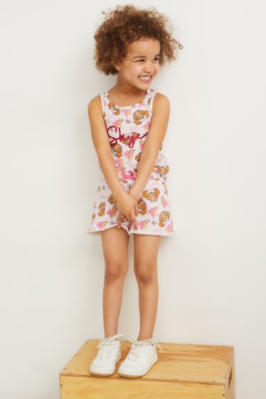 Toddler Girls - Paw Patrol - top con nodo - bianco crema