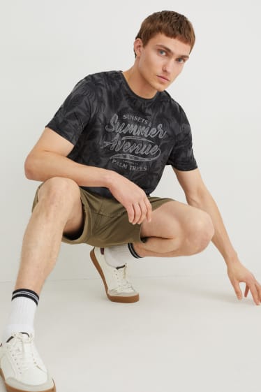 Hombre - Camiseta - negro