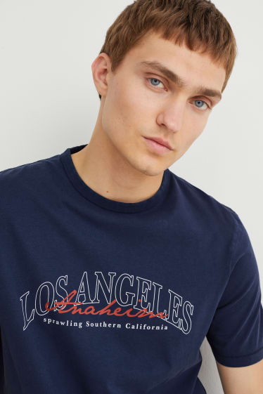 Hommes - T-shirt - bleu foncé