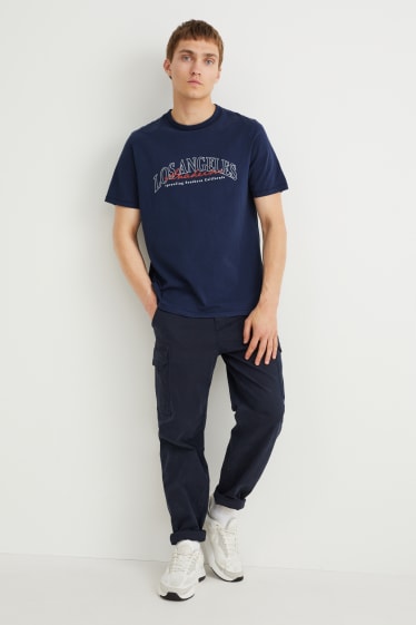 Hommes - T-shirt - bleu foncé