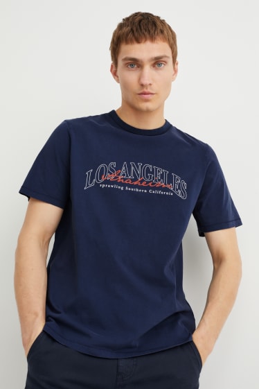 Hommes - T-shirt - bleu foncé