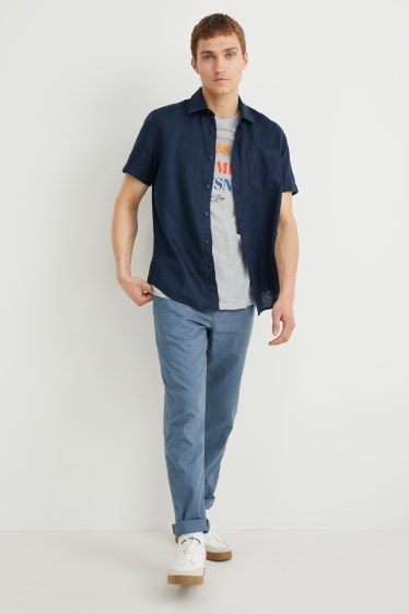 Hombre - Camiseta - gris claro jaspeado