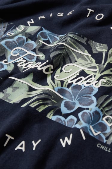 Hommes - T-shirt - bleu foncé