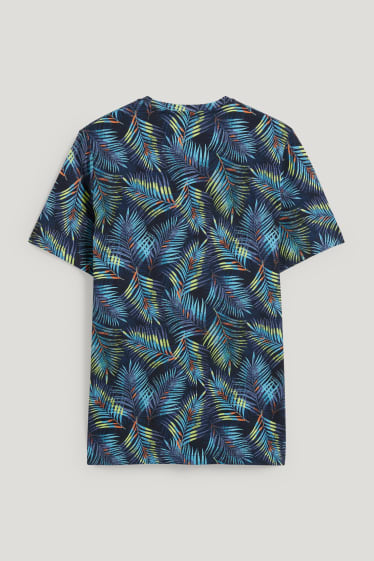 Hombre - Camiseta - azul oscuro