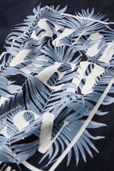 Hommes - T-shirt - bleu foncé