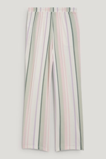 Donna - Pantaloni pigiama - a righe - colorato