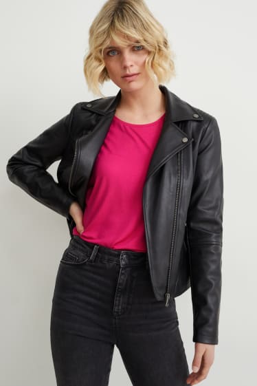 Donna - Top basic - fucsia