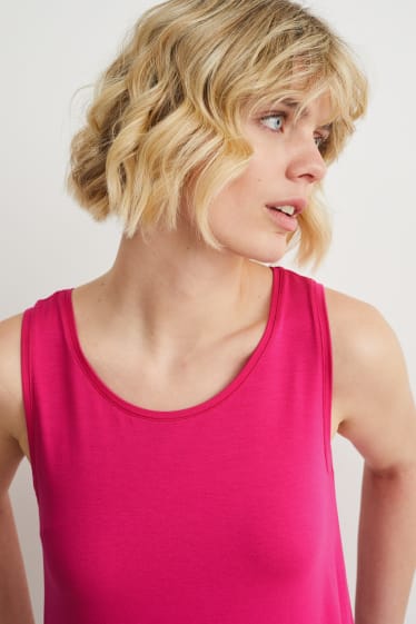 Donna - Top basic - fucsia