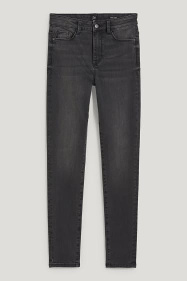 Damen - Skinny Jeans - Mid Waist - Shaping Jeans - Flex - LYCRA® - jeans-dunkelgrau