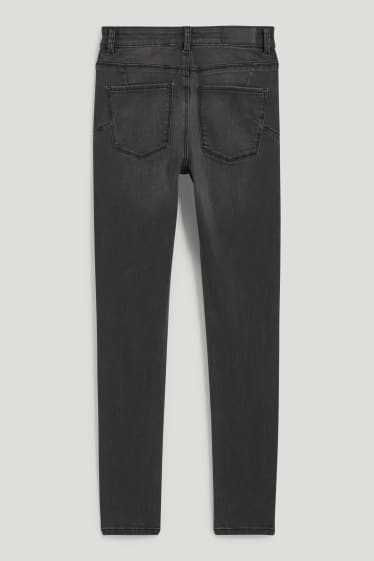 Damen - Skinny Jeans - Mid Waist - Shaping Jeans - Flex - LYCRA® - jeans-dunkelgrau