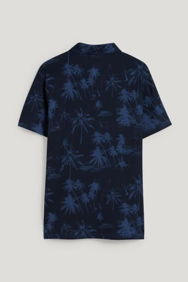 Hommes - Polo - bleu foncé