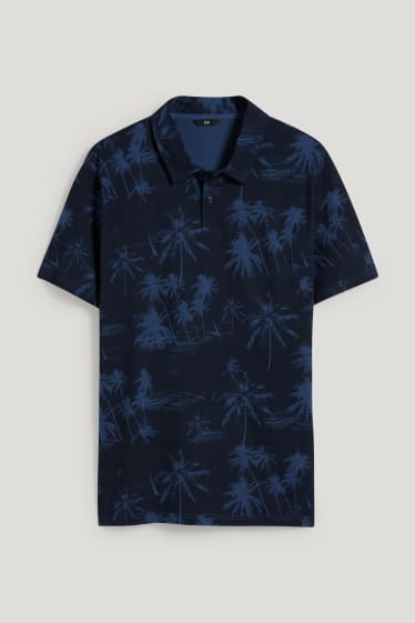Hommes - Polo - bleu foncé