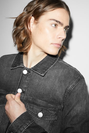 Clockhouse homme - Veste en jean - jean gris foncé
