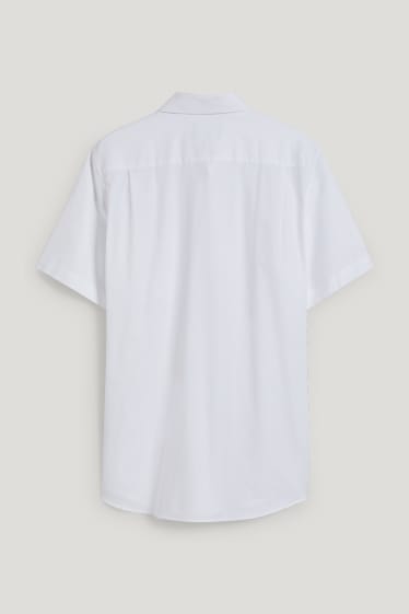 Herren - Hemd - Regular Fit - Kent - bügelleicht - weiß