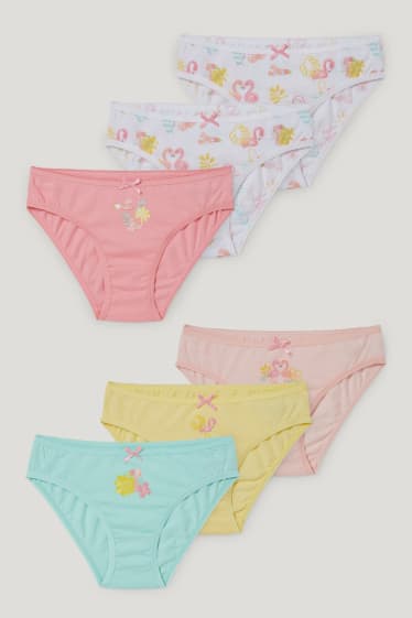 Toddler Girls - Multipack of 6 - briefs - pink