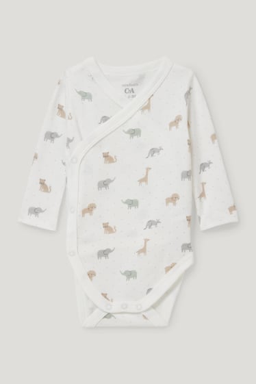 Baby Girls - Set per neonati con sacchetto regalo - 7 pezzi - bianco