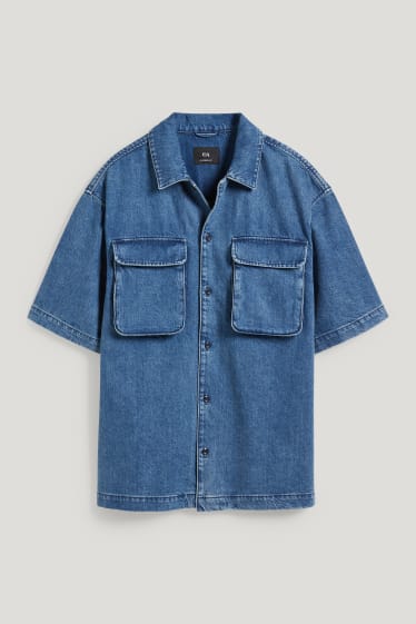 Clockhouse Boys - Jeanshemd - Relaxed Fit - Kent - jeans-hellblau