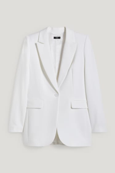 Dámské - Business blejzr - regular fit - bílá