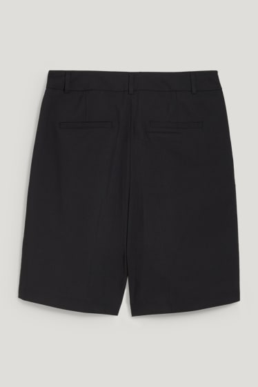 Women - Business Bermuda - high waist - black