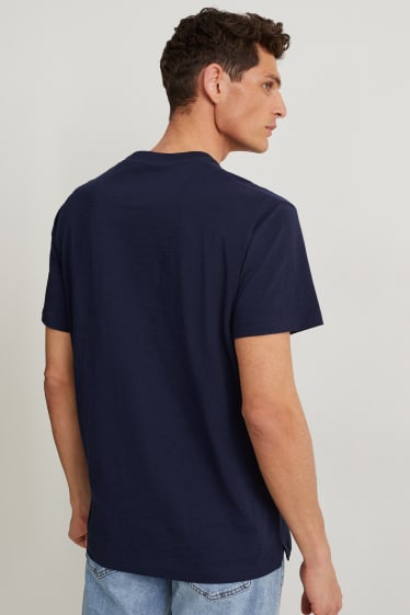 Hombre - Camiseta - azul oscuro