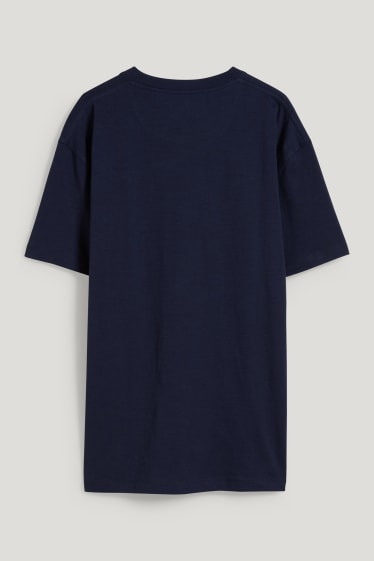 Hombre - Camiseta - azul oscuro