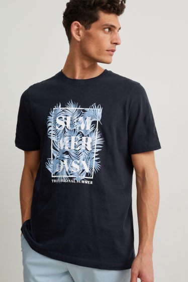 Hommes - T-shirt - bleu foncé
