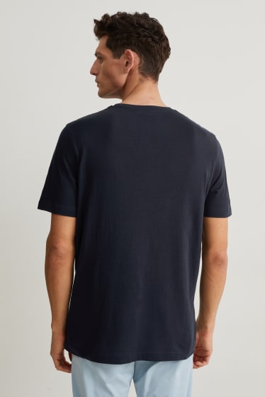 Hommes - T-shirt - bleu foncé