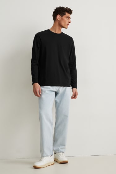 Uomo - Maglia a maniche lunghe - nero