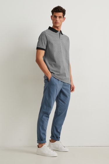 Hommes - Polo - bleu foncé