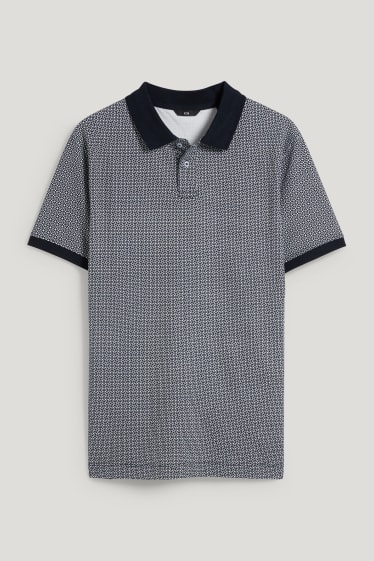 Hommes - Polo - bleu foncé