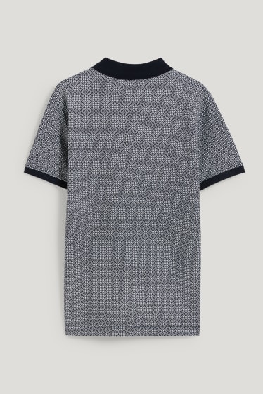 Hommes - Polo - bleu foncé