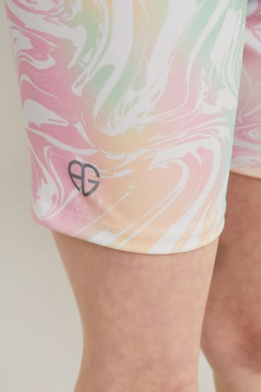 Kids Girls - Set van 2 - fietsbroek - zwart