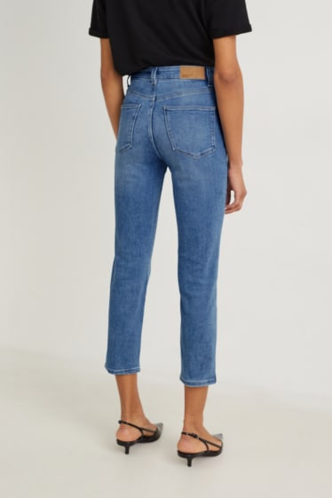 Damen - Slim Jeans - High Waist - jeans-blau