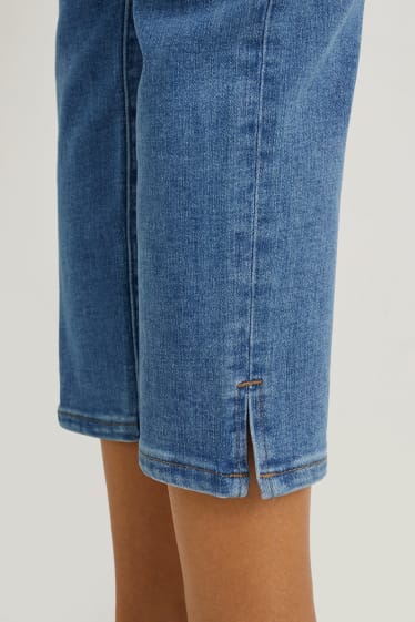 Damen - Slim Jeans - High Waist - jeans-blau