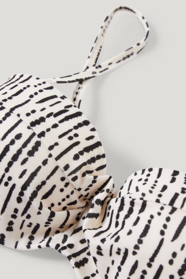 Femei - Top bikini cu armătură - vătuit - LYCRA® XTRA LIFE™ - bej deschis