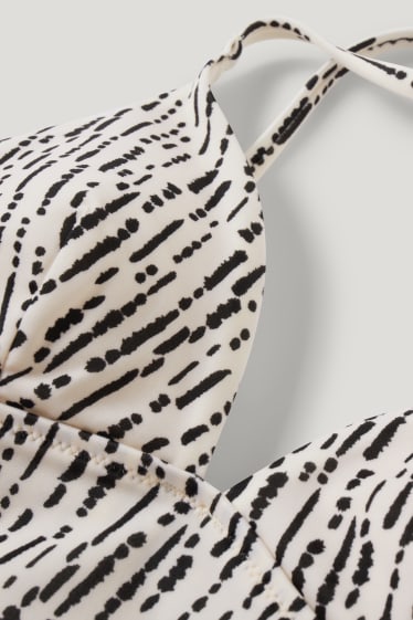 Femei - Top bikini - vătuit - LYCRA® XTRA LIFE™ - bej deschis