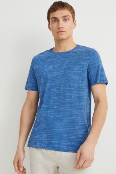 Hombre - Camiseta - azul