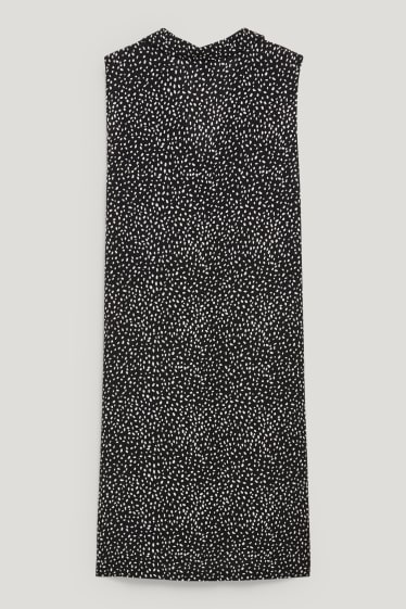 Dames - Blousejurk - met patroon - zwart