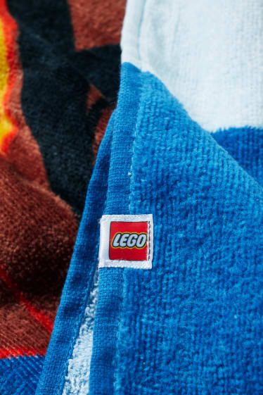 Online exclusive - Lego Ninjago - set - T-shirt, top, swim shorts and towel - green / dark blue