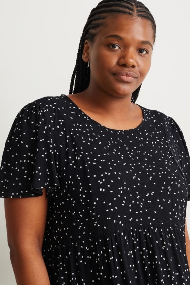 Femmes - Robe - à motif - noir