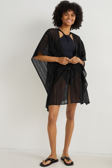 Dames - Kimono - zwart