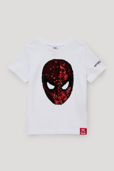 Toddler Boys - Spider-Man - T-shirt - glanseffect - wit