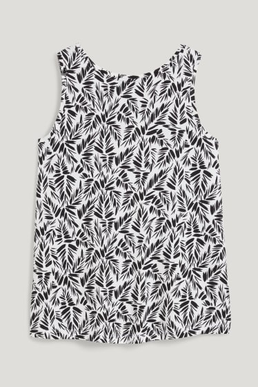 Donna - Top basic - nero / bianco