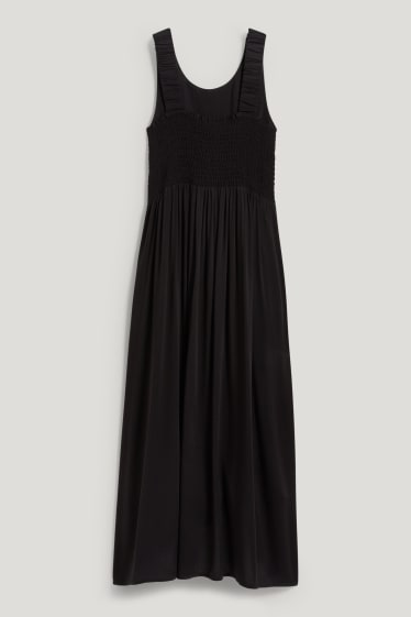 Women - Basic fit & flare dress - black