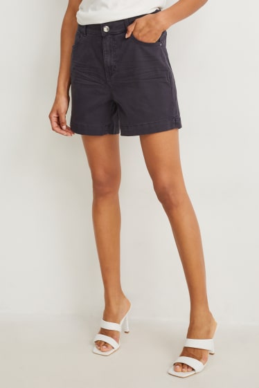 Dames - Shorts - donkerblauw